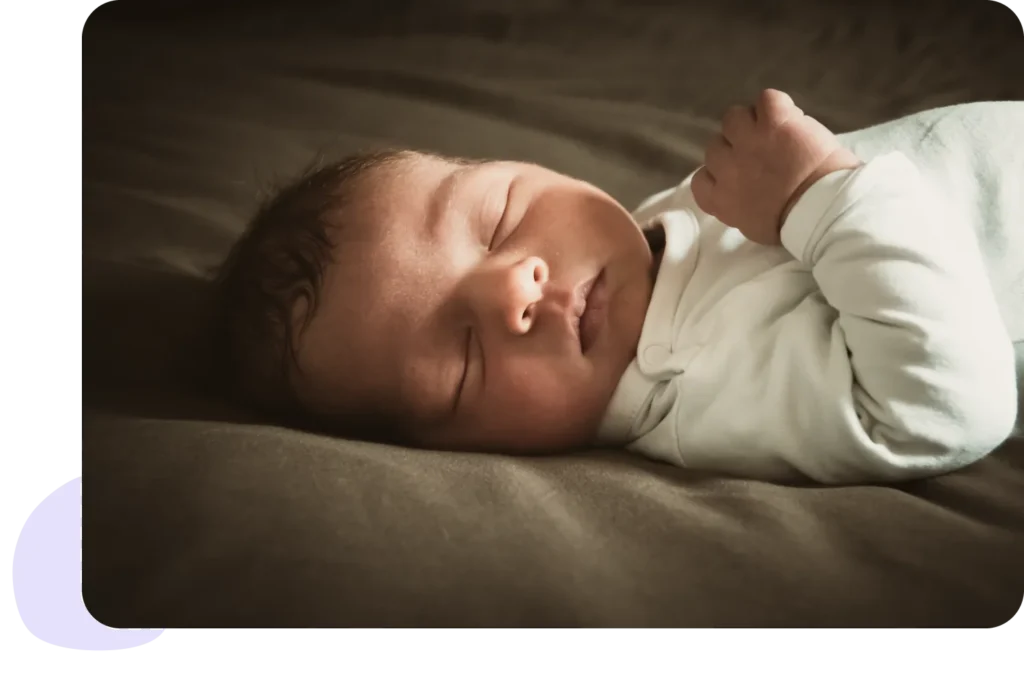 Newborn baby sleeping